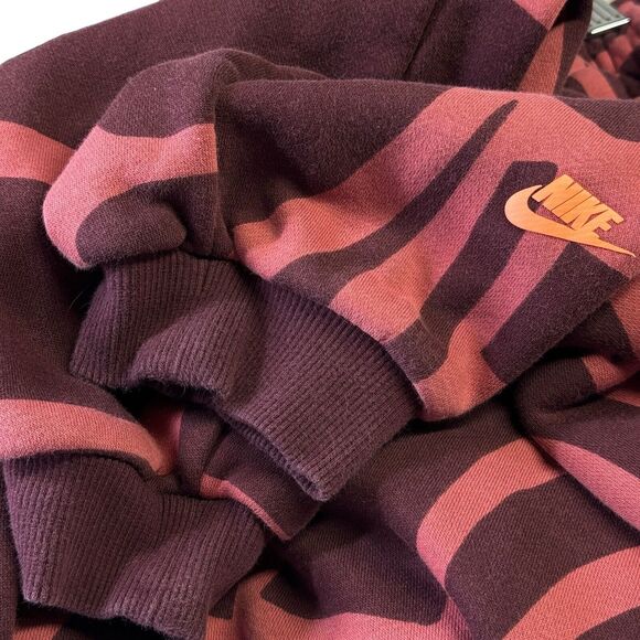 Nike DV3215-691 A.I.R. Cody Hudson Flyease Large Kids Maroon Sweatpants Jungle - Picture 6 of 10